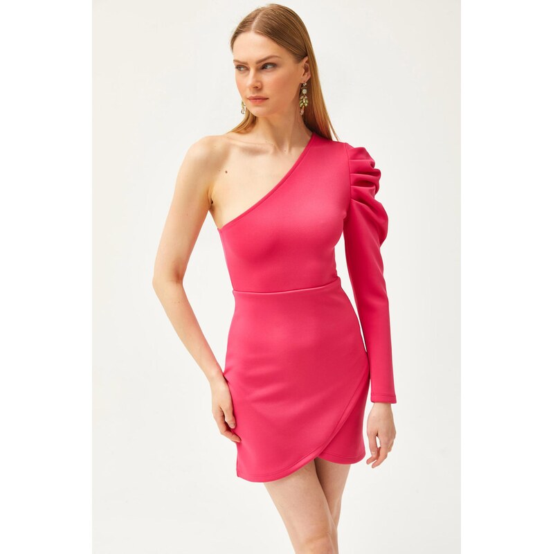 olalook Koktejlové šaty pink