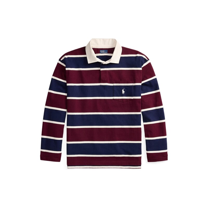 Polo Ralph Lauren Tričko námořnická modř / vínově červená / bílá