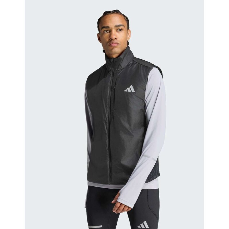 adidas performance Adi365 running warm vest in black