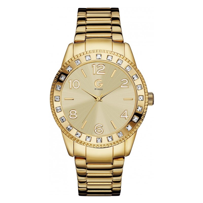 GUESS GUESS Gold-Tone Crystal Watch - no color