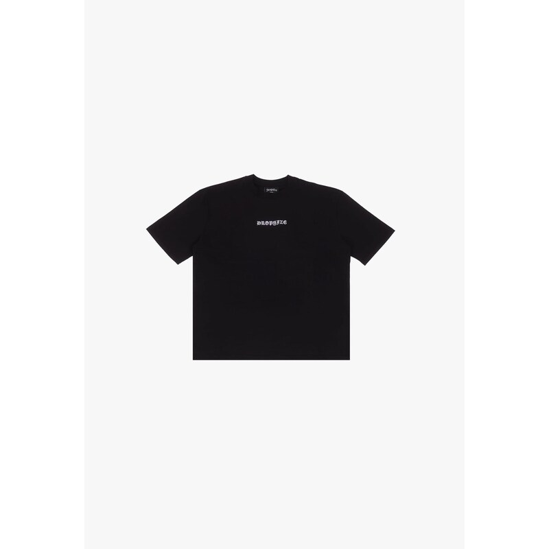 Dropsize Tričko Peave Dove šedá / černá / bílá