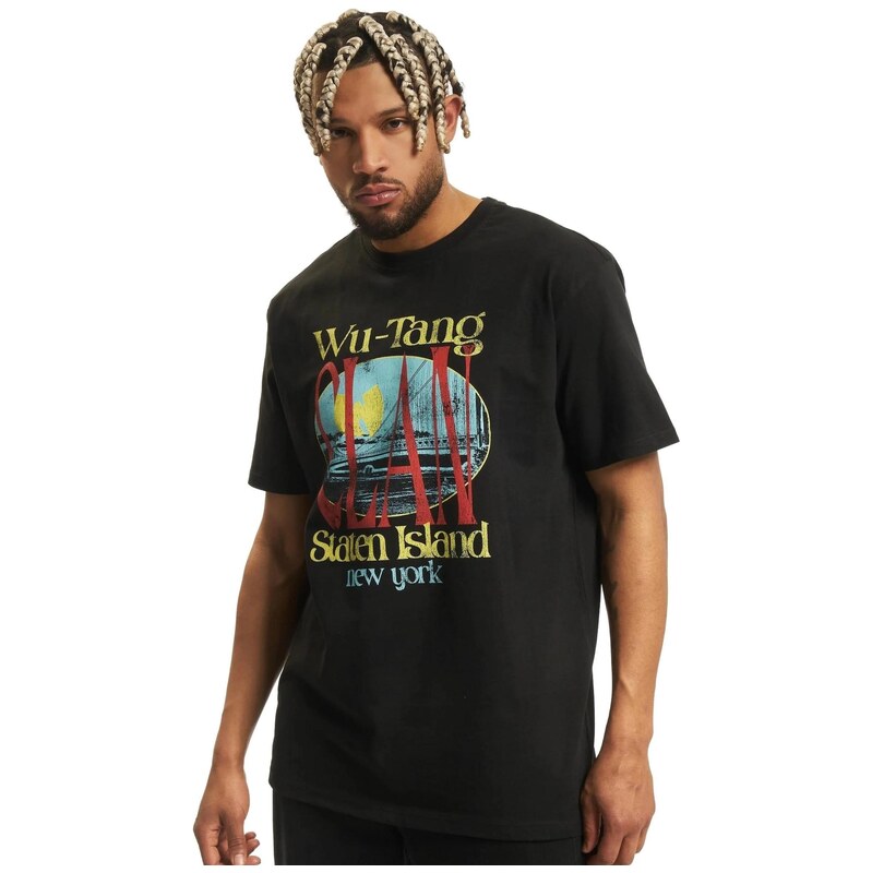 Mister Tee Tričko Camsiseta upscale negra wu tang staten island