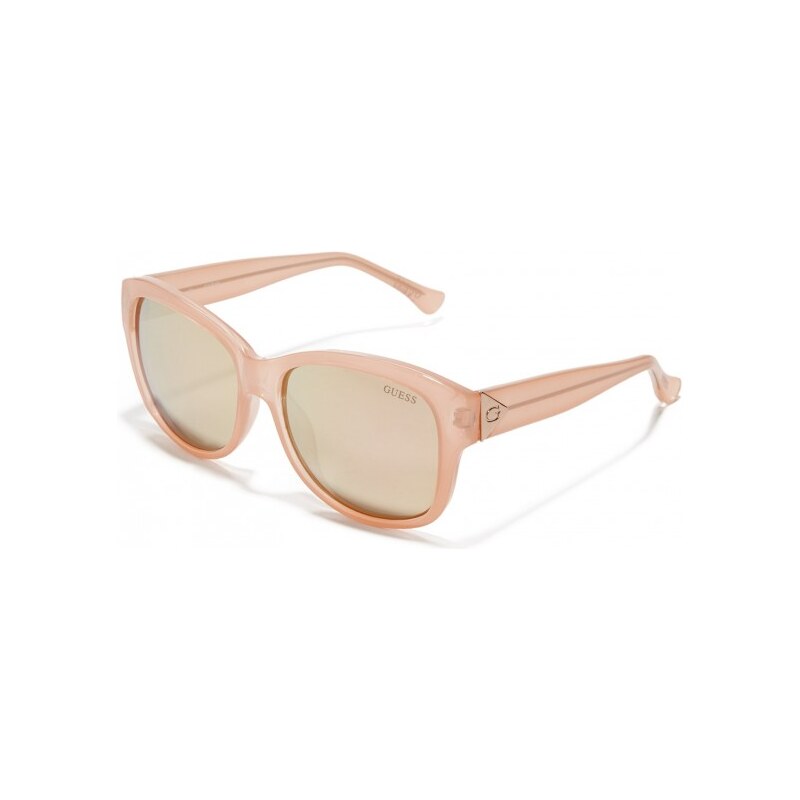 GUESS GUESS Square Logo Sunglasses - russet