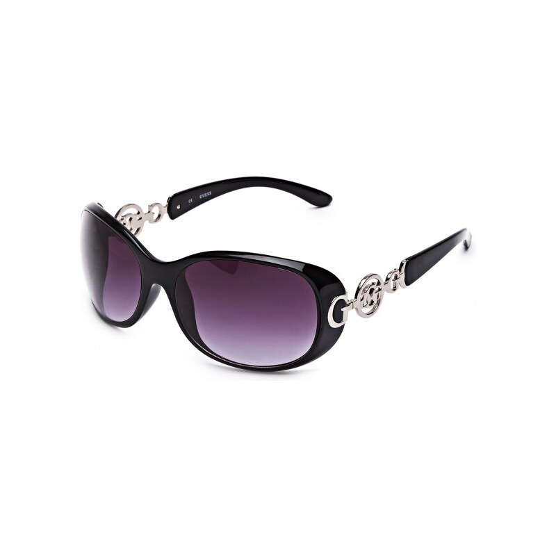 GUESS GUESS Dámské sluneční brýle Contoured Sunglasses - black