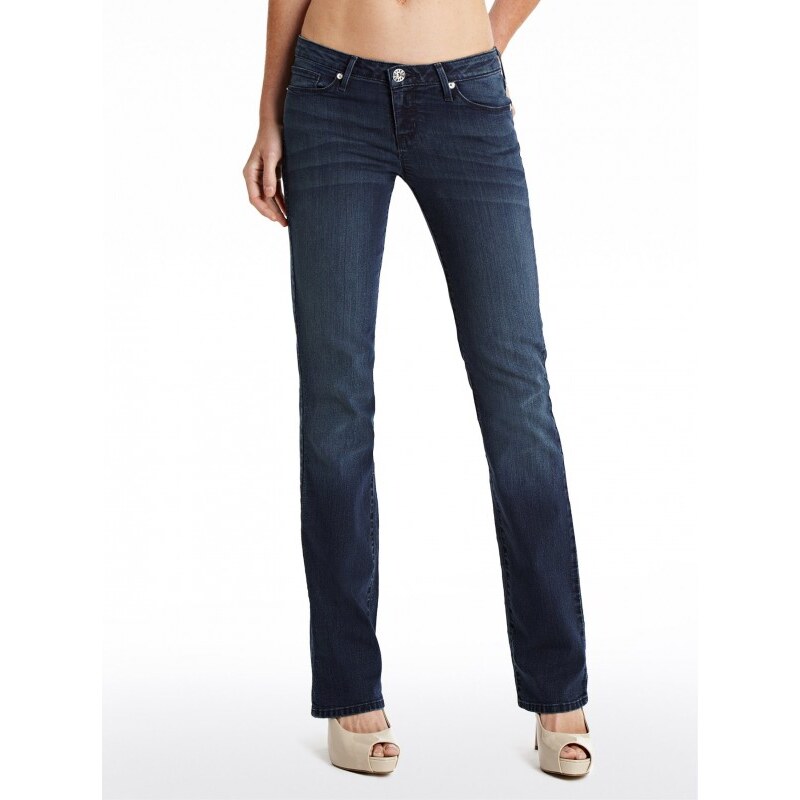 GUESS GUESS Grace Straight-Leg Jeans - dark wash