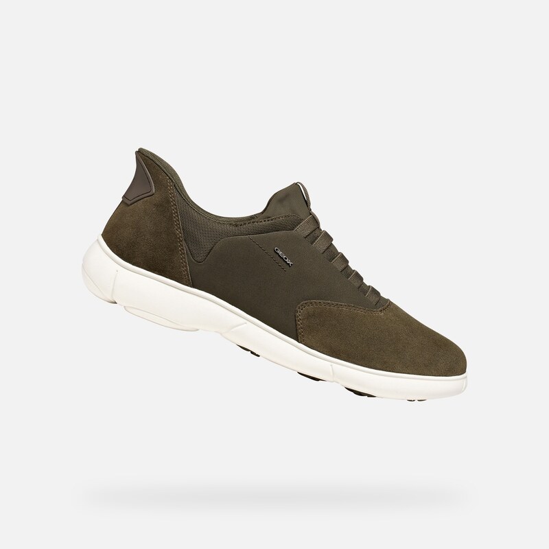 Khaki pánské tenisky Geox Nebula 2.0 Plus
