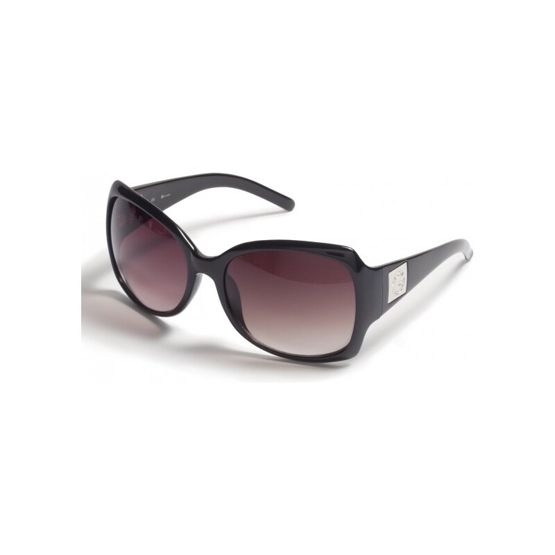 GUESS GUESS Plastic Sunglasses with Rhinestone G - black