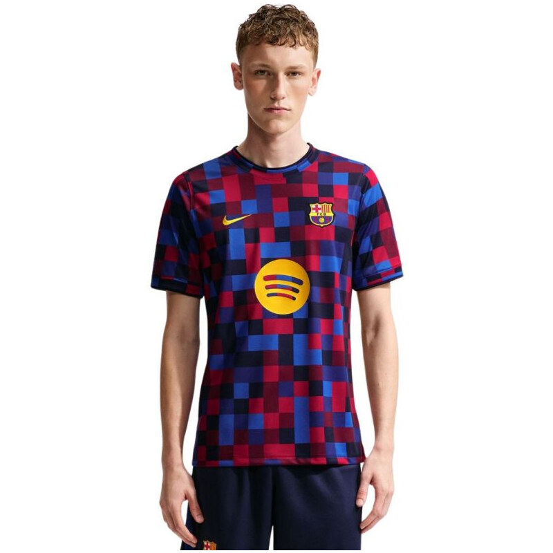 Pánské tričko Nike FC Barcelona Home tmavě modré a vínové II1667