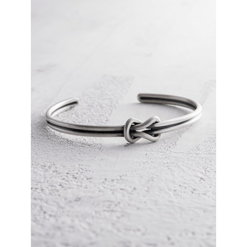 REYTEL Náramek REEF KNOT stříbrná