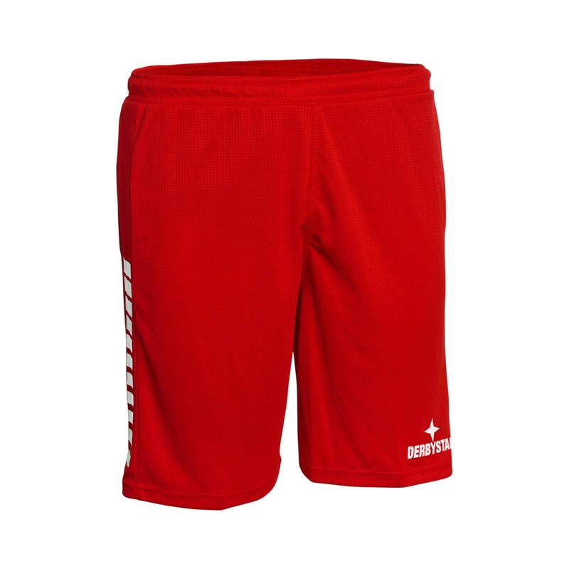 DERBYSTAR Sportovní kalhoty červená / bílá