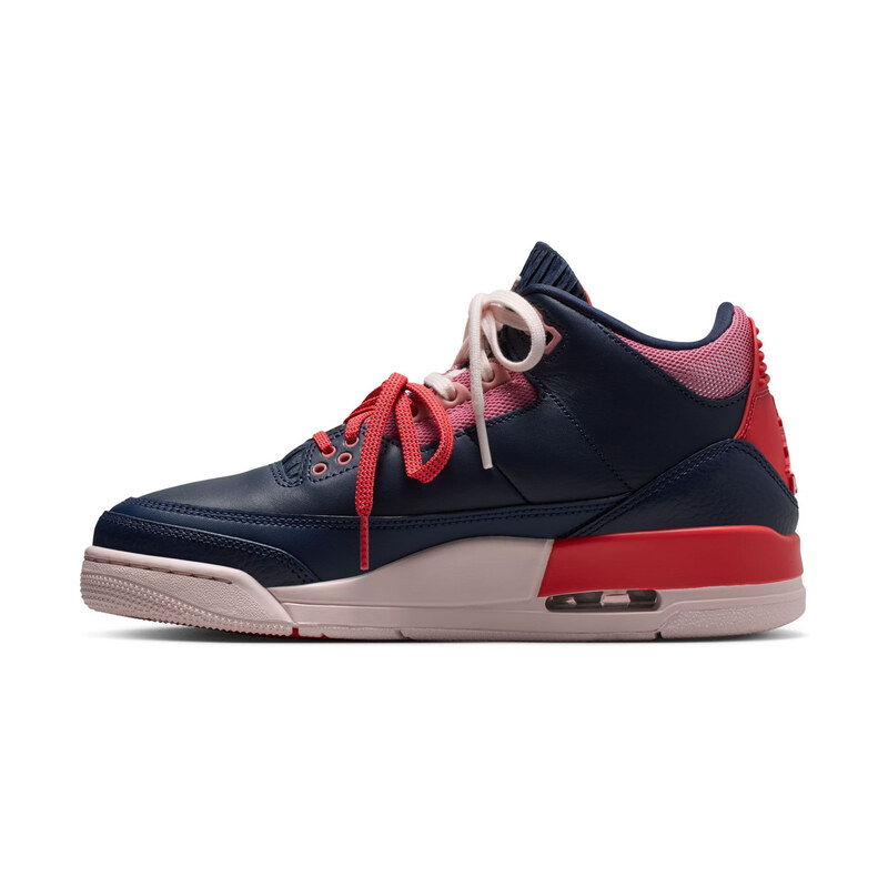 Air Jordan 3 Retro Sports Renaissance Obsidian/ Chalk/ Track Red