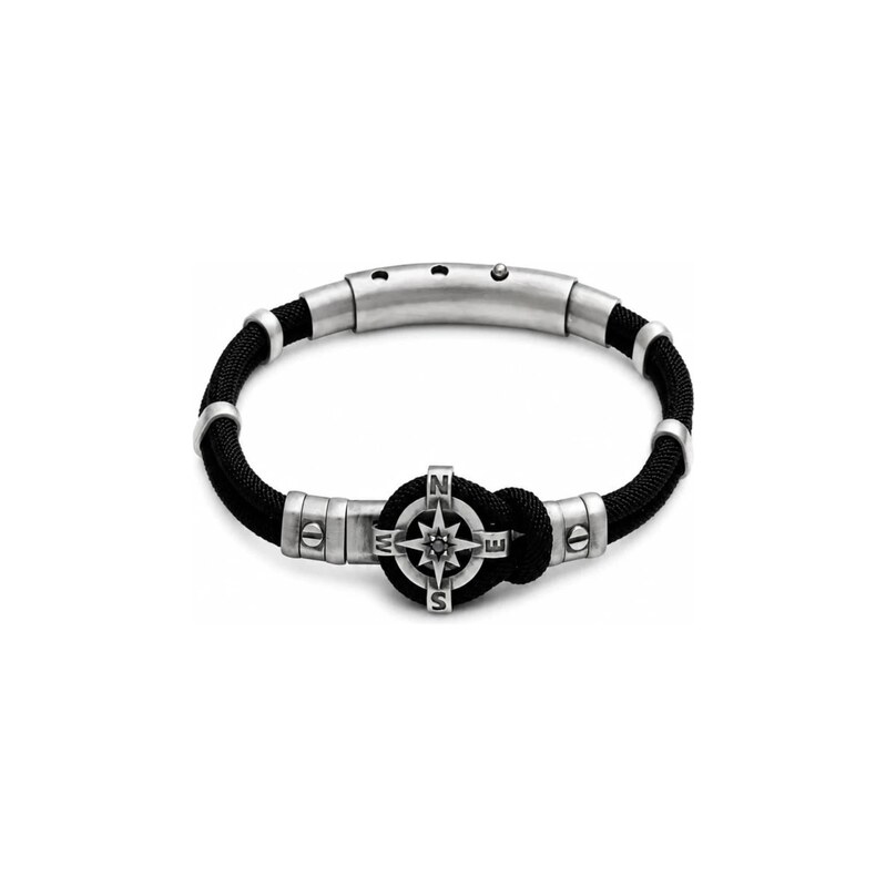 REYTEL Náramek WIND ROSE stříbrná