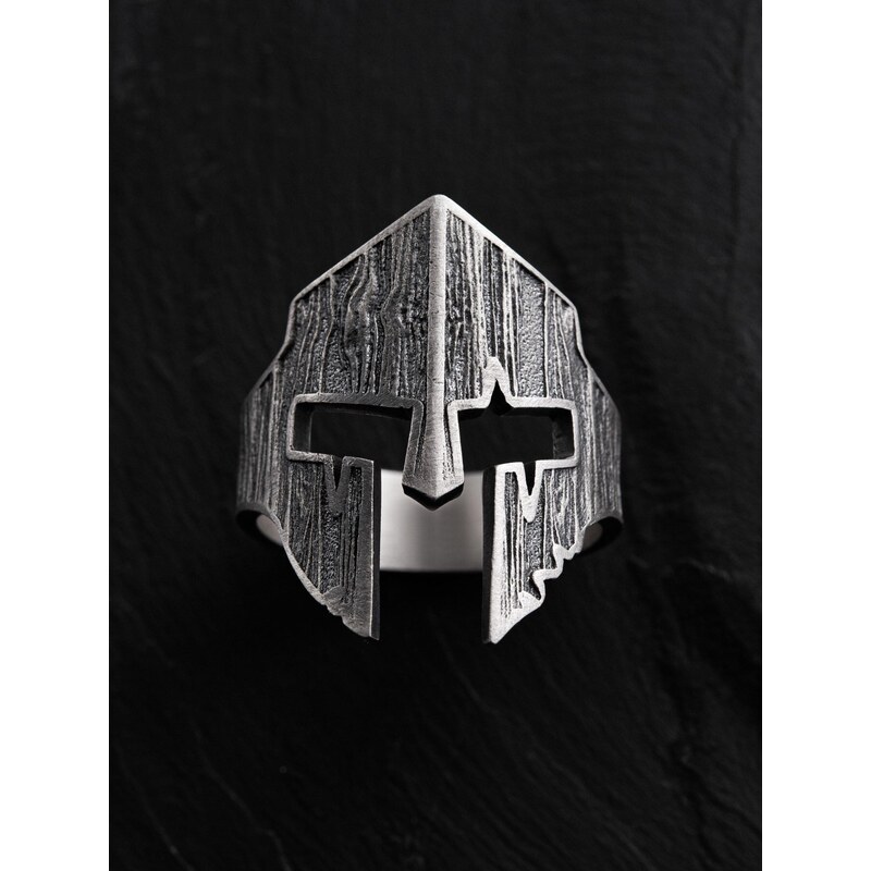 REYTEL Prsten SPARTAN WARRIORS HELMET stříbrná