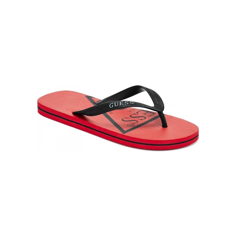 GUESS Nate Flip-Flops - red