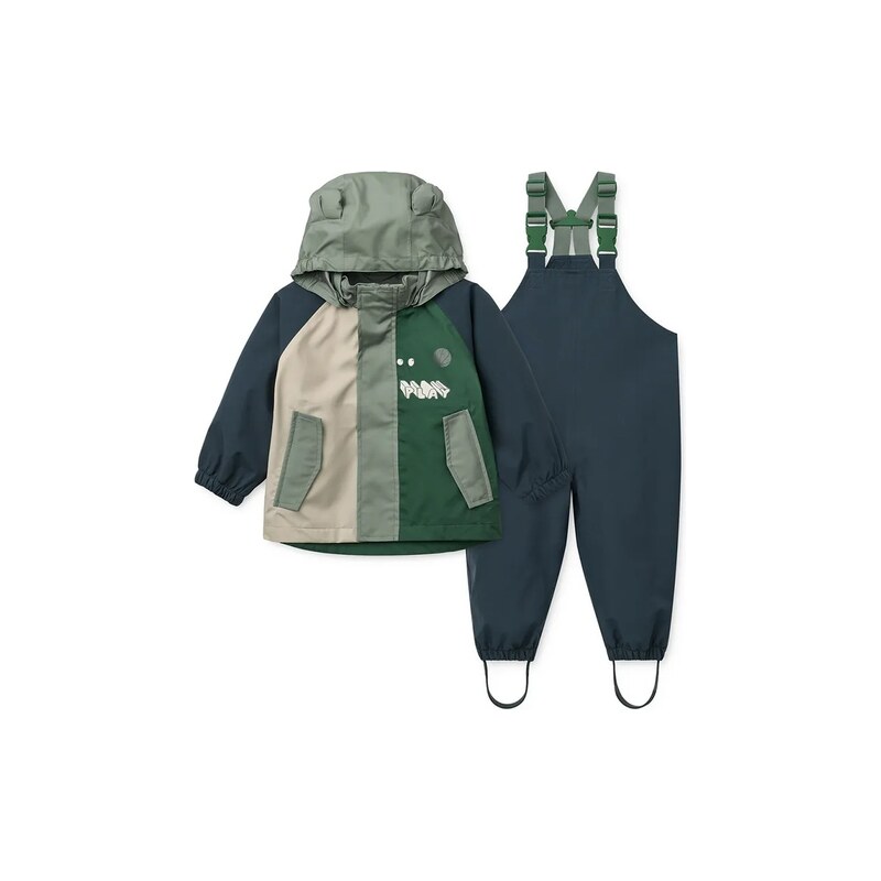Liewood nepromokavá bunda dětská Manu Rainwear Set