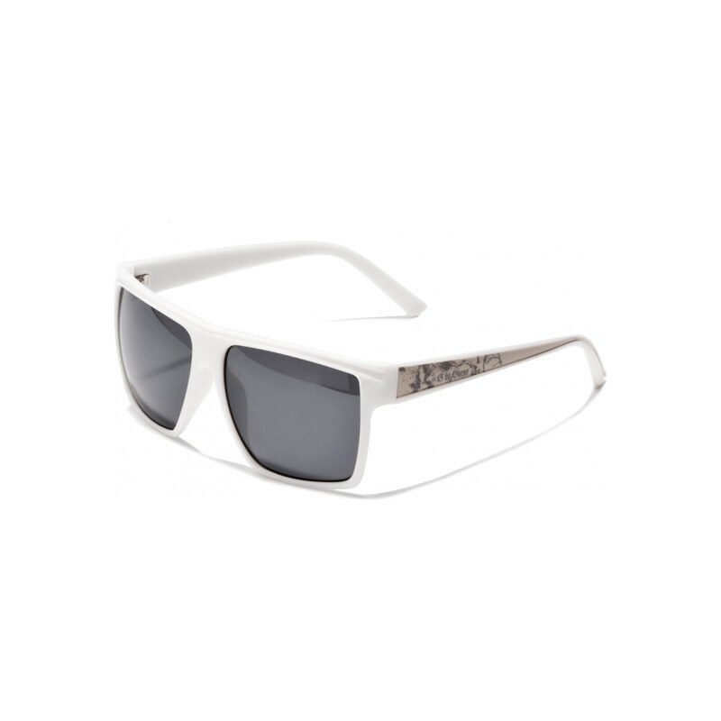 GUESS GUESS Graphic Plastic Wayfarer Sunglasses - white