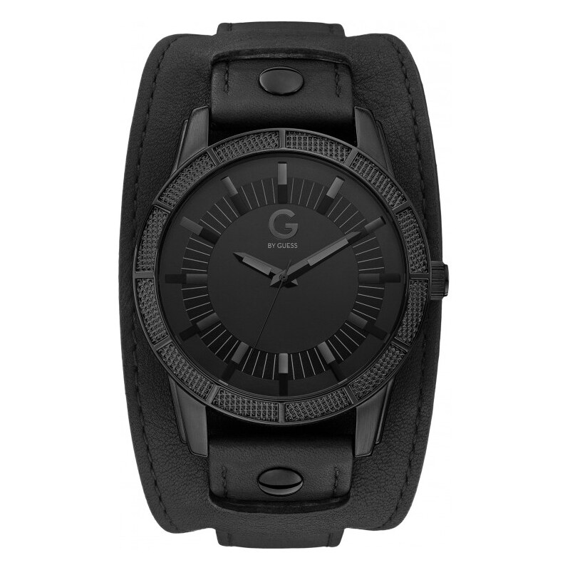 GUESS GUESS Black Leather Cuff Watch - no color