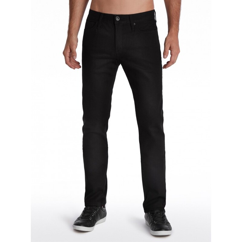 GUESS GUESS Del Mar Slim Straight Jeans - Black Wash - black wash 34 inseam