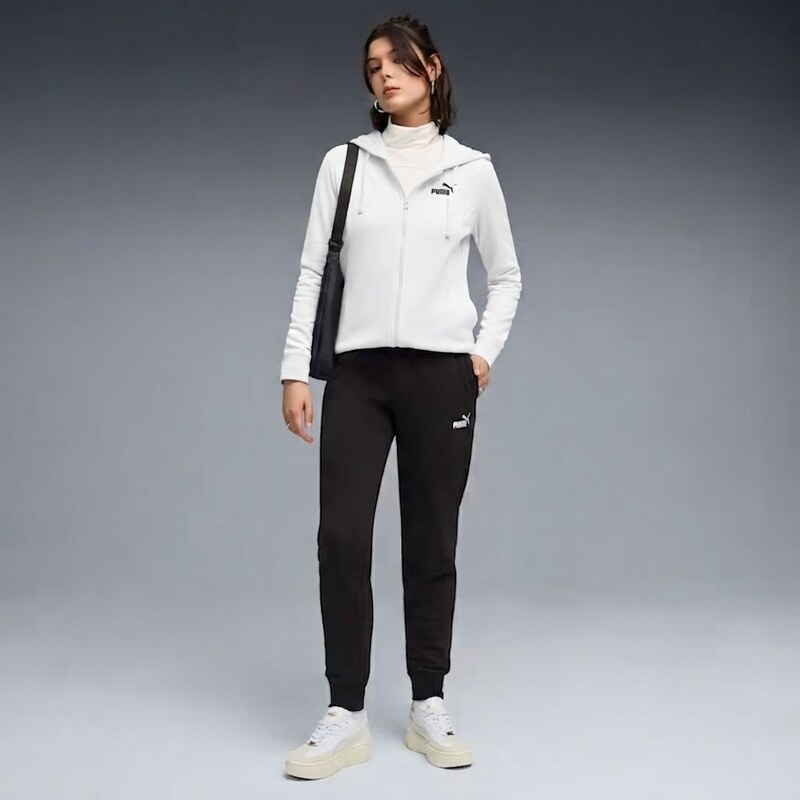 Puma Hooded Sweat Suit TR cl WHITE