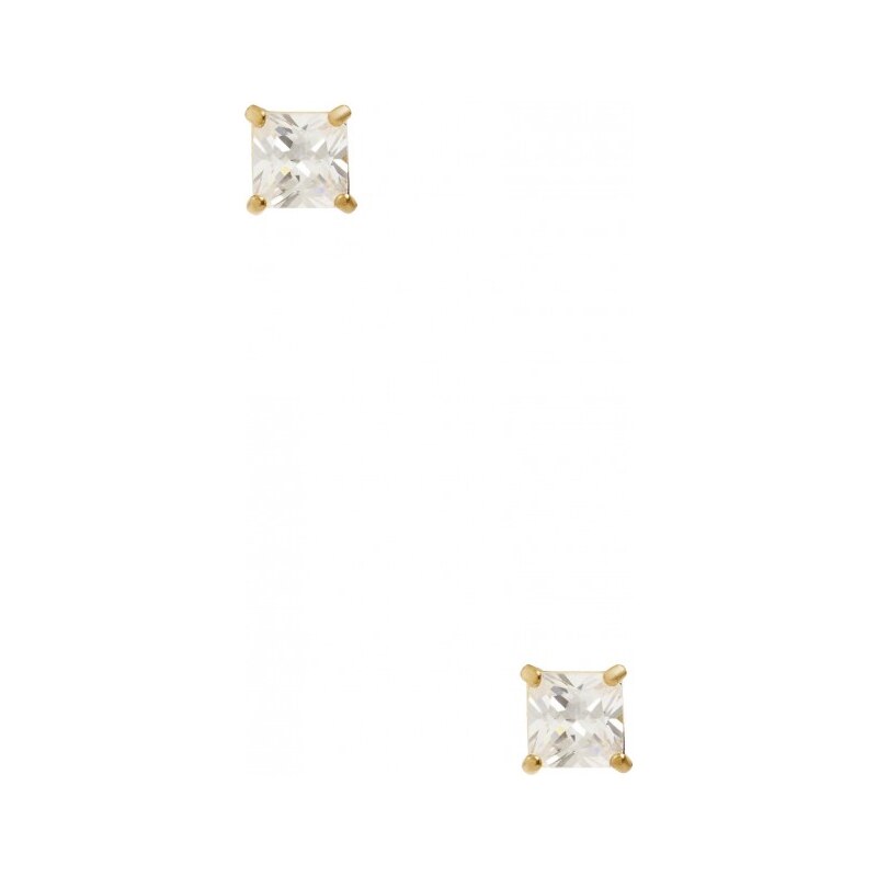 GUESS GUESS Faux Diamond Earrings - gold