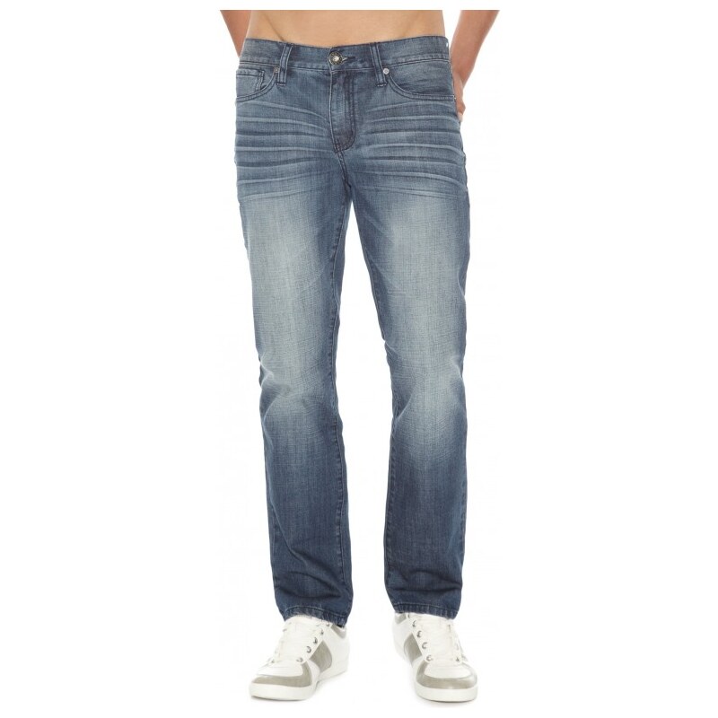 GUESS GUESS Delmar Slim Straight Jeans - Medium Wash - medium wash 30" inseam