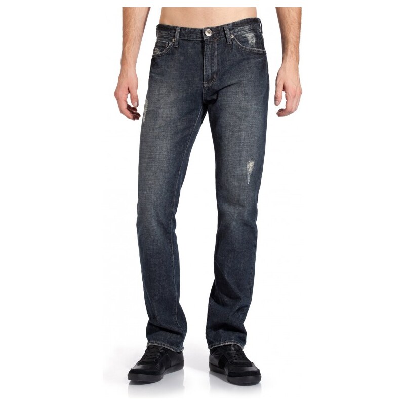 GUESS GUESS Delmar Slim Straight Leg Jeans - 30" Inseam - dark wash 30" inseam