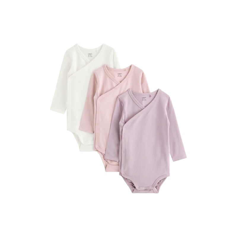 Lindex Dupačky/body režná / šeříková / růžová