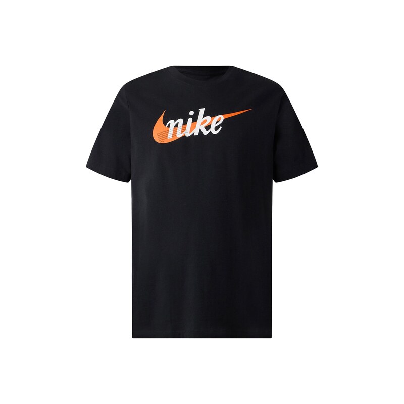 Nike Sportswear Tričko jasně oranžová / černá / bílá