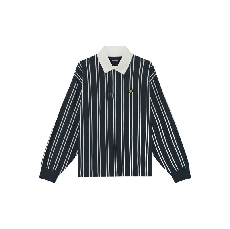 Lyle & Scott Svetr Rugby námořnická modř / bílá