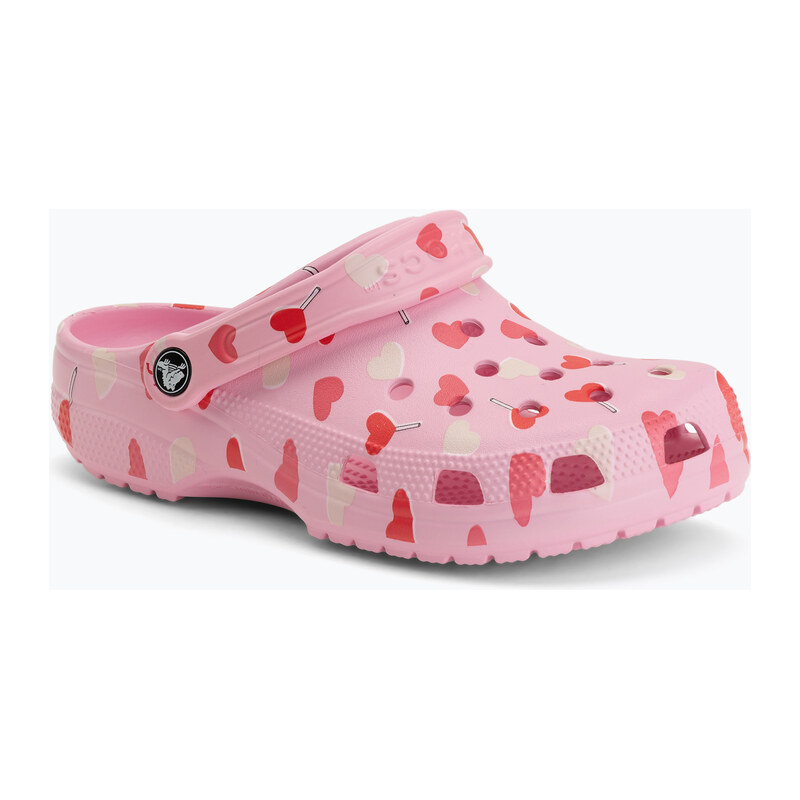 Nazouváky Crocs Classic Valentines Day Clog flamingo