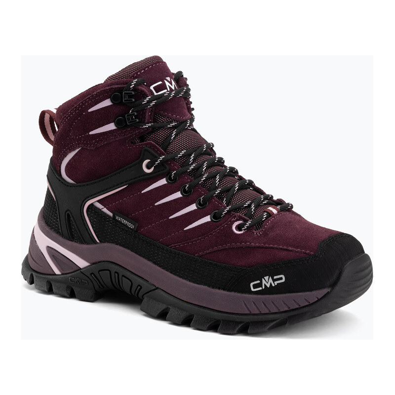 Dámské trekové boty CMP Rigel 2.0 Mid Waterproof plum/soft pink