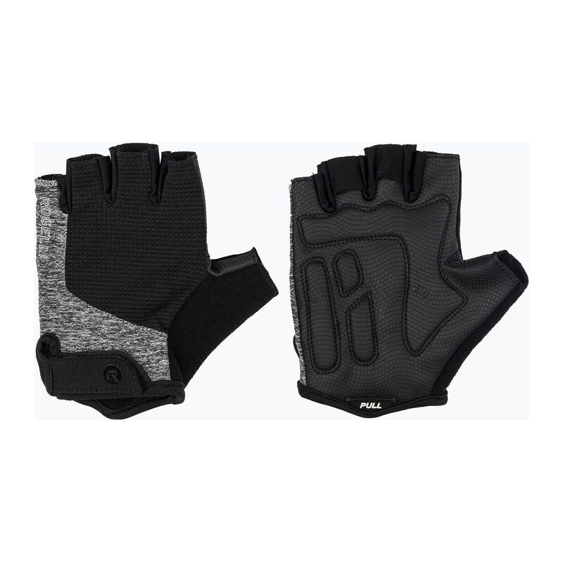 Dámské cyklistické rukavice Rogelli Essential W black/grey
