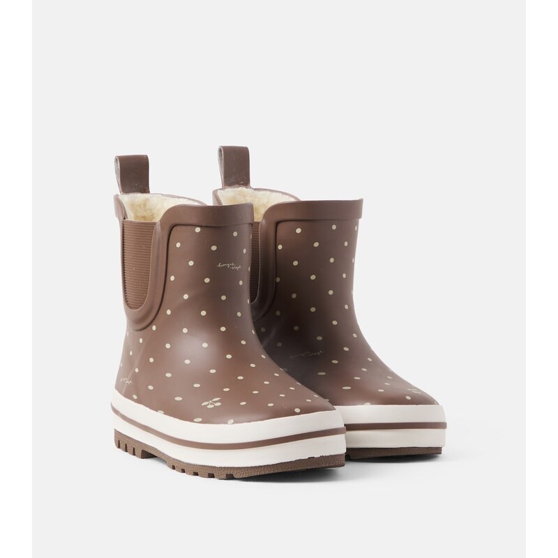 Konges Sløjd Roi polka-dot rain boots