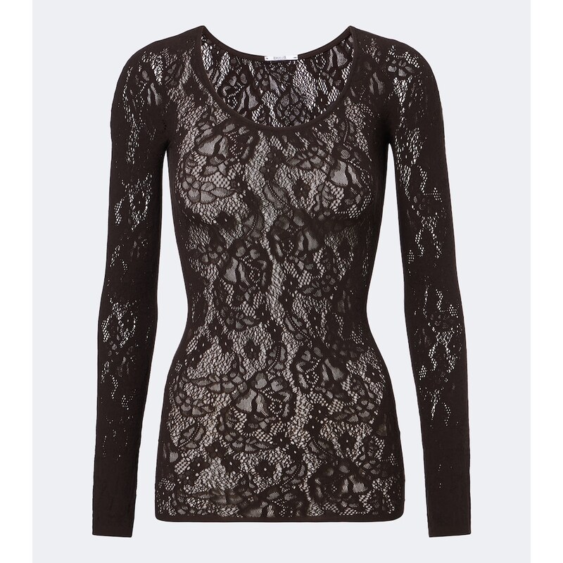 Wolford Infinite floral lace top