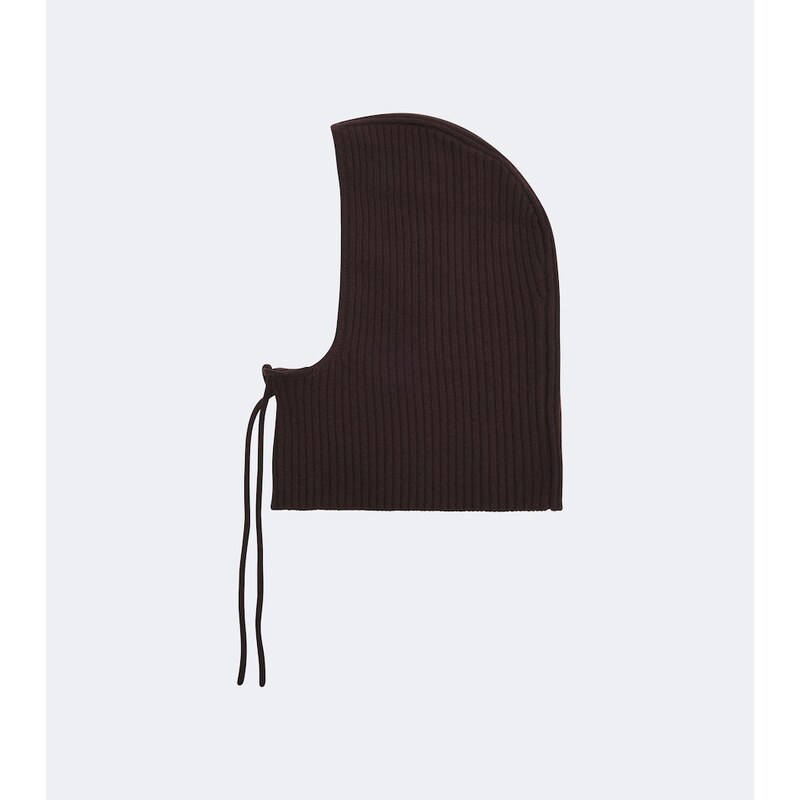 Yves Salomon Ribbed-knit cashmere balaclava