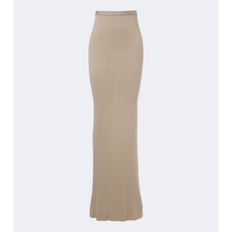 Rick Owens Lilies Slip jersey maxi skirt
