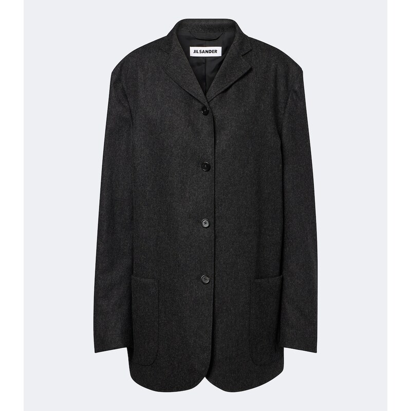 Jil Sander Wool flannel jacket