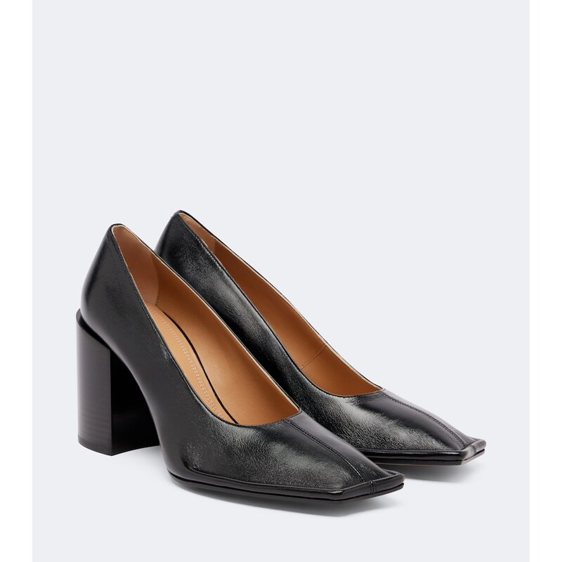 Maison Margiela Piped leather pumps