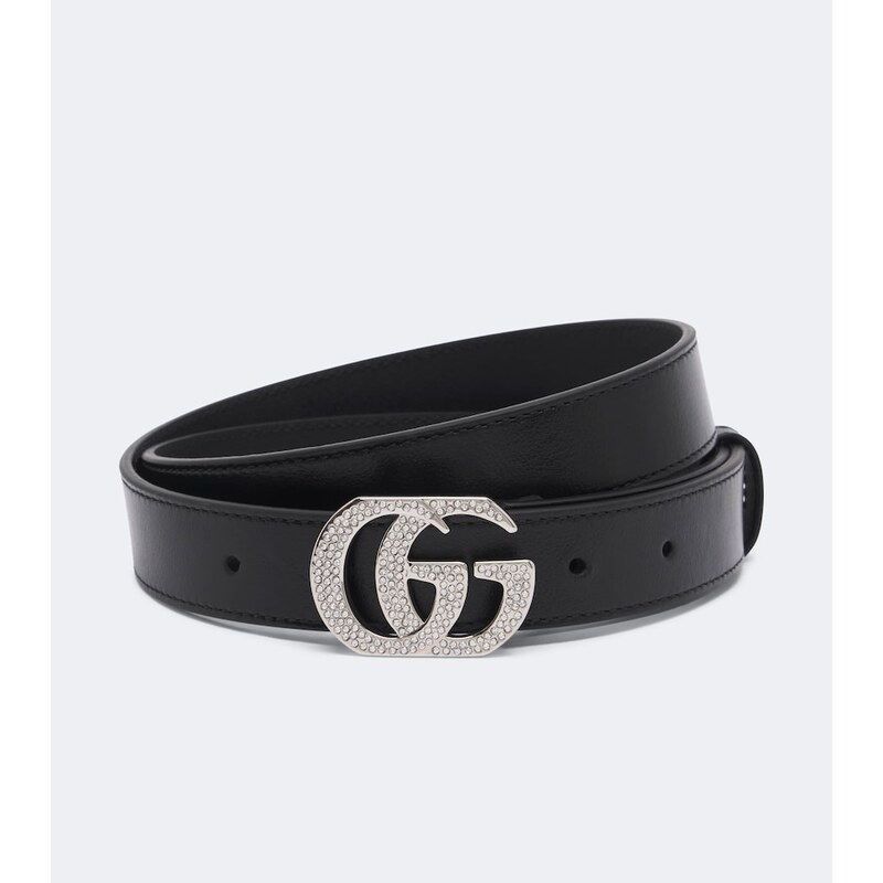 Gucci GG Marmont embellished leather belt