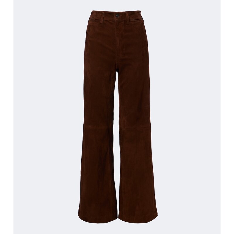 Polo Ralph Lauren Beaton suede flared pants