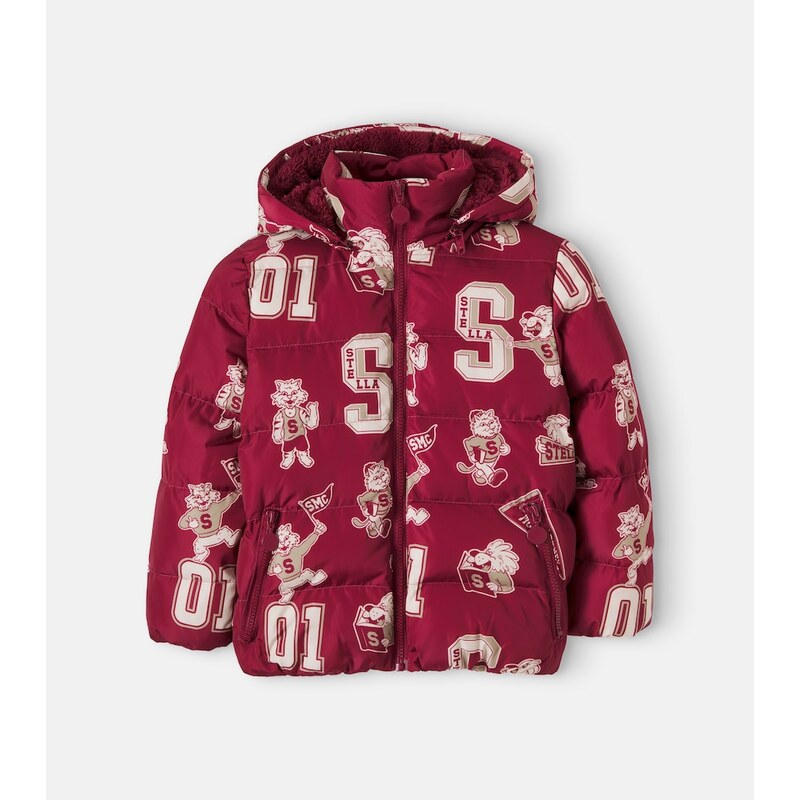 Stella McCartney Kids Printed puffer jacket