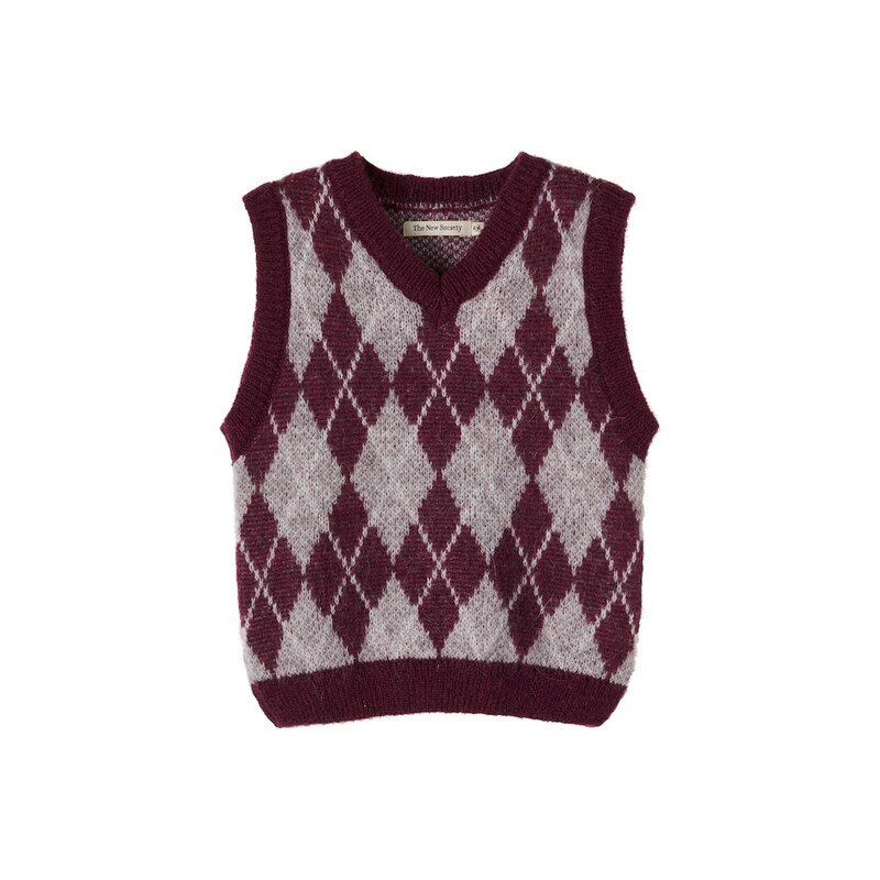 The New Society Checked vest
