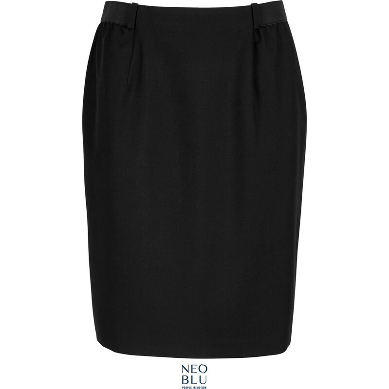 NEOBLU .3168 CONSTANCE - Dámská pouzdrová sukně černá