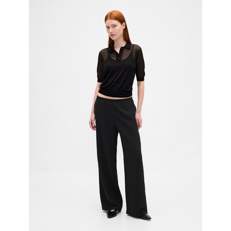 GAP Kalhoty Easy Wide-Leg - Dámské