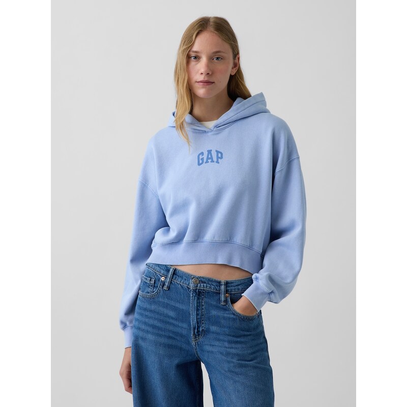 GAP Crop mMikina VintageSoft s logem - Dámské