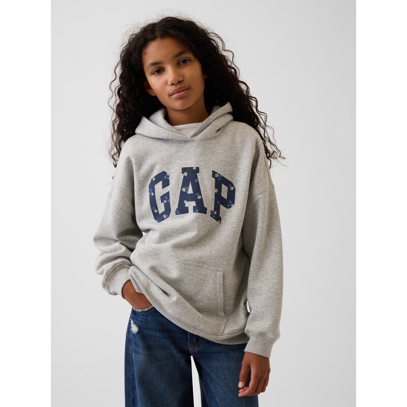 GAP Dětská oversize mMikina VintageSoft s logem - Holky