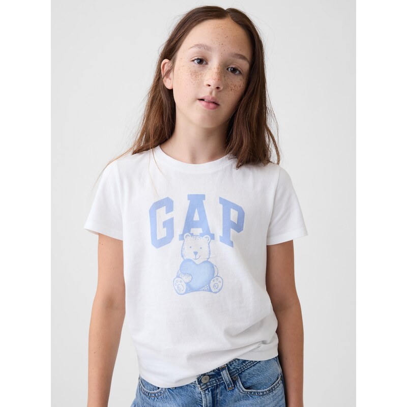 GAP Dětské tričko Brannan Bear s logem - Holky