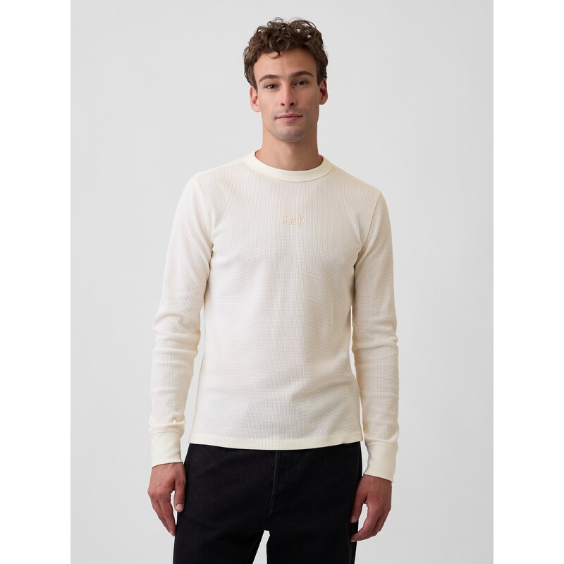 GAP Waffle Pattern Triko s logem