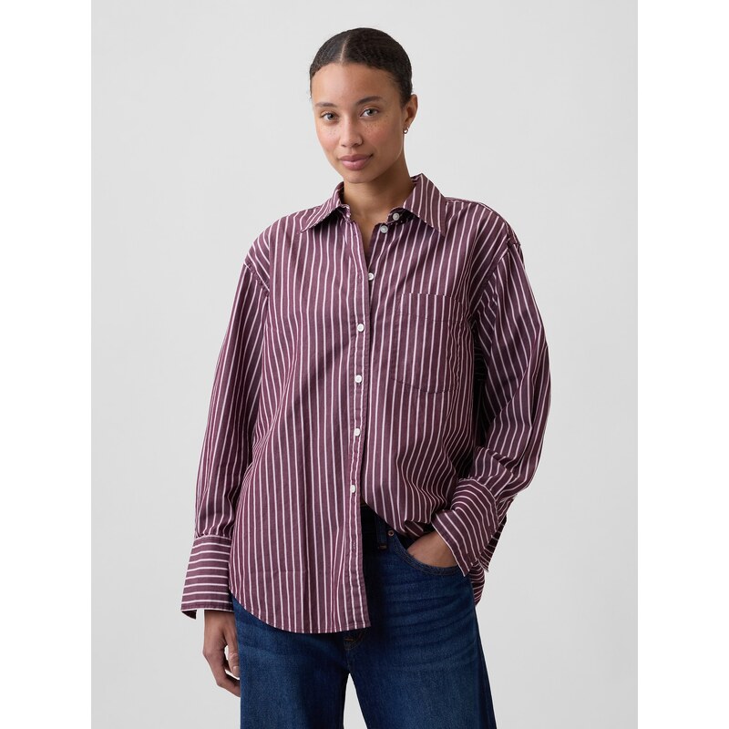 GAP Popelínová oversize košile Big Shirt - Dámské