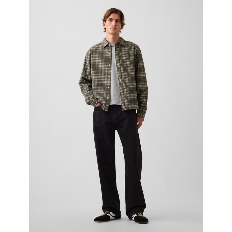 GAP Crop košile Oxford Shirt - Pánské